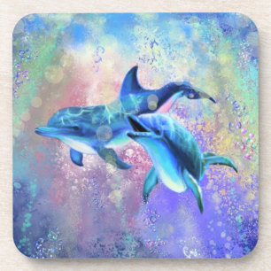 Dolphin Couple - Beautiful Coaster