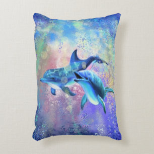 Dolphin Couple - Beautiful Decorative Cushion