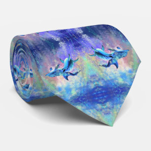 Dolphin Couple - Beautiful - Tie