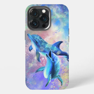 Dolphin Couple - Happy - Beautiful iPhone 13 Pro Case