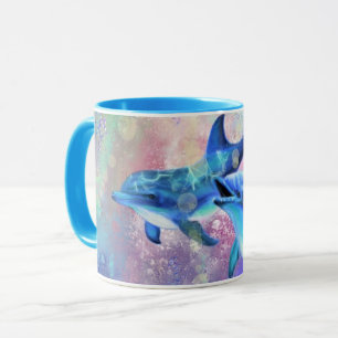 Dolphin Couple Mug Happy Family