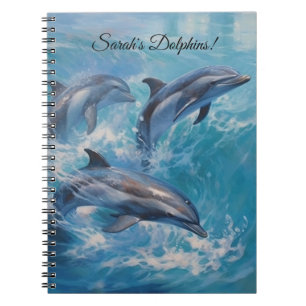 Dolphin Custom Notebook