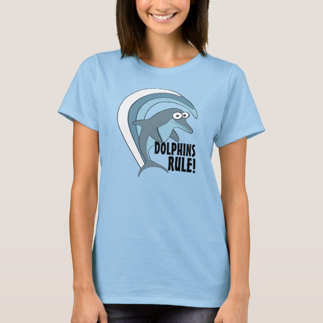 Dolphin Customisable T-Shirts (Front)