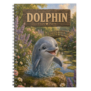 Dolphin Cute Baby Storybook Nursery Animal Notebook