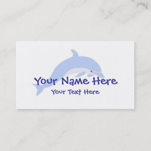 Dolphin Dance Business Card Template