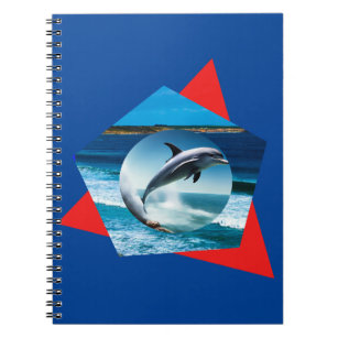 Dolphin Dancing On The Waves, Notebook