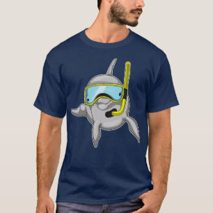 Dolphin Diver Snorkel  T-Shirt