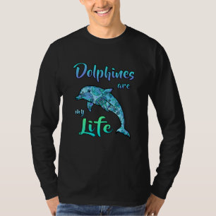 Dolphin Dolphins Ocean Sea Fish Animal Funny Gift T-Shirt