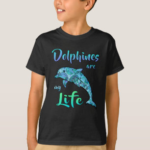 Dolphin Dolphins Ocean Sea Fish Animal Funny Gift T-Shirt