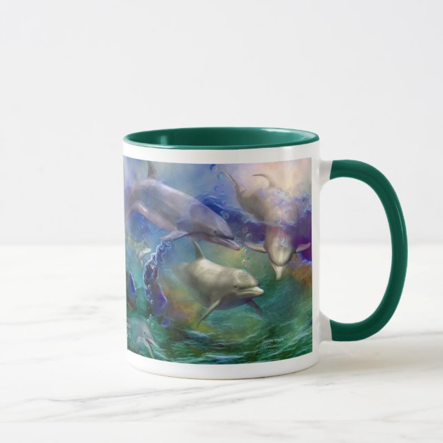 Dolphin Dream Art Mug (Right)