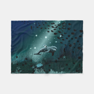 Dolphin Dream Fleece Blanket