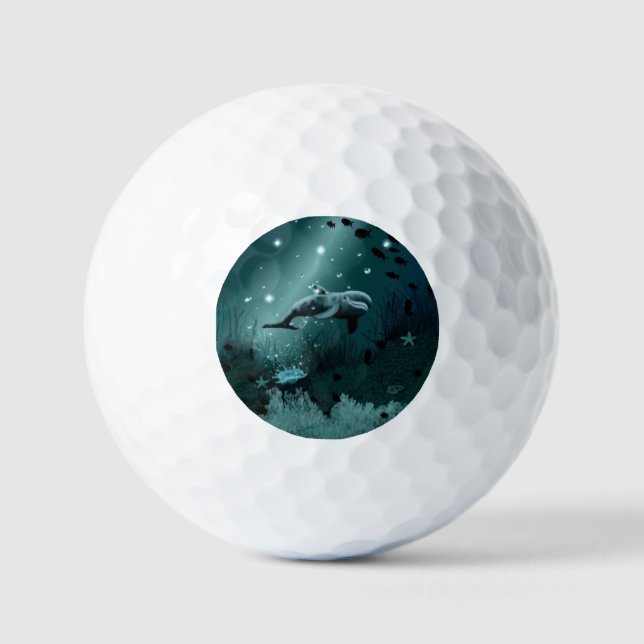 Dolphin Dream Golf Balls (Front)