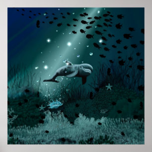 Dolphin Dream Poster