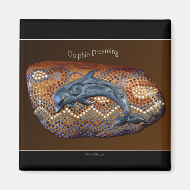 DOLPHIN DREAMING Magnet (Front)