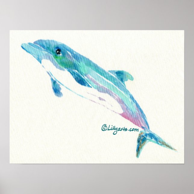 Dolphin Dreams Print and Poster Art (Front)