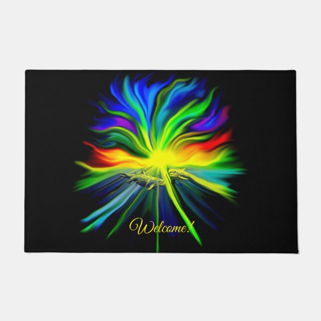 Dolphin Family in the Sunshine Doormat (Front)