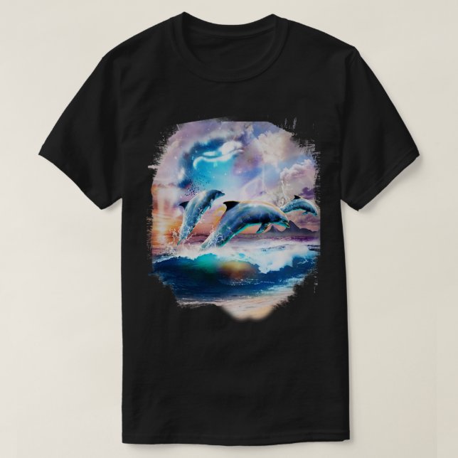 Dolphin Family T-Shirt (Design Front)