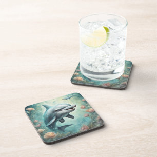Dolphin Fantasy 8 Coaster
