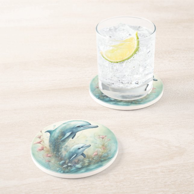 Dolphin Fantasy 9 Coaster (Side)