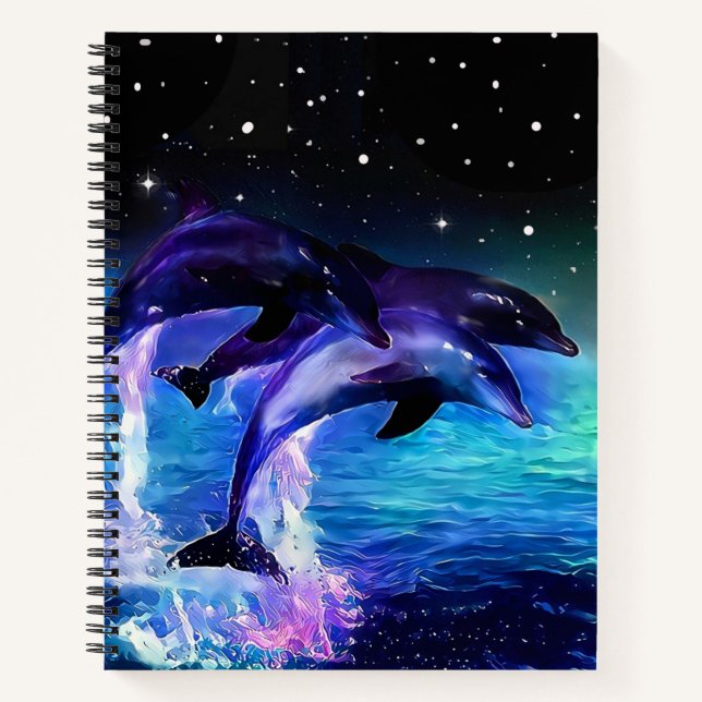 Dolphin Fantasy Notebook (Front)