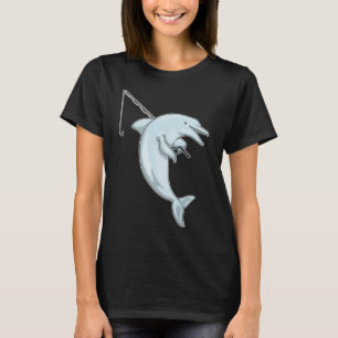 Dolphin Fisher Fishing rod T-Shirt