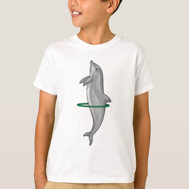 Dolphin Fitness tires Sports T-Shirt (Front)