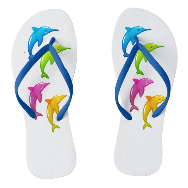 Dolphin Flip Flops (Footbed)