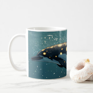 Dolphin Galaxy" or "cosmic". Coffee Mug