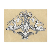 Dolphin & Gargoyle Nautical Symbol