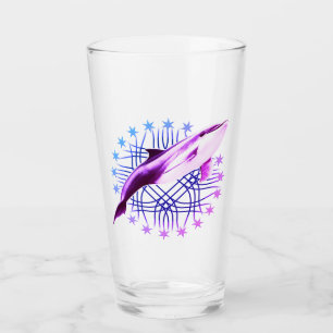 Dolphin Graphic Design Glass