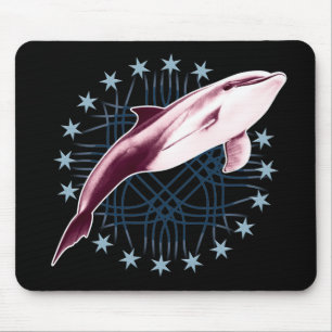 Dolphin Graphic Design Mouse Pad