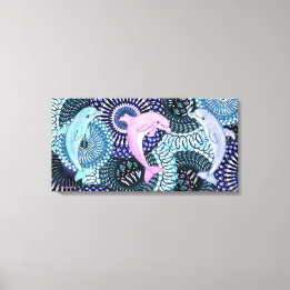 Dolphin Harmony Canvas Print