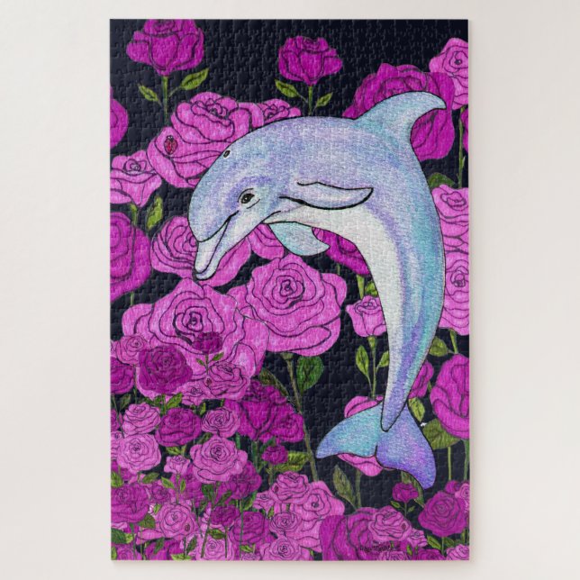Dolphin Harmony Jigsaw Puzzle (Vertical)