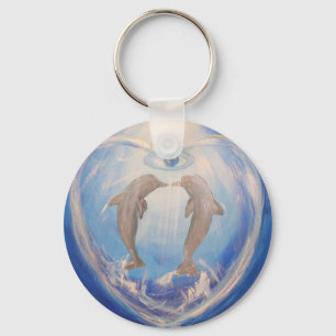 Dolphin Harmony Key Ring