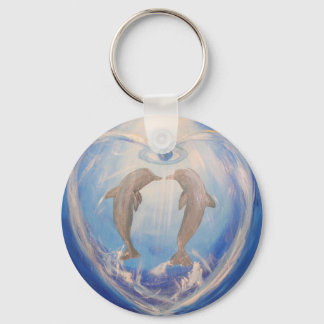 Dolphin Harmony Key Ring