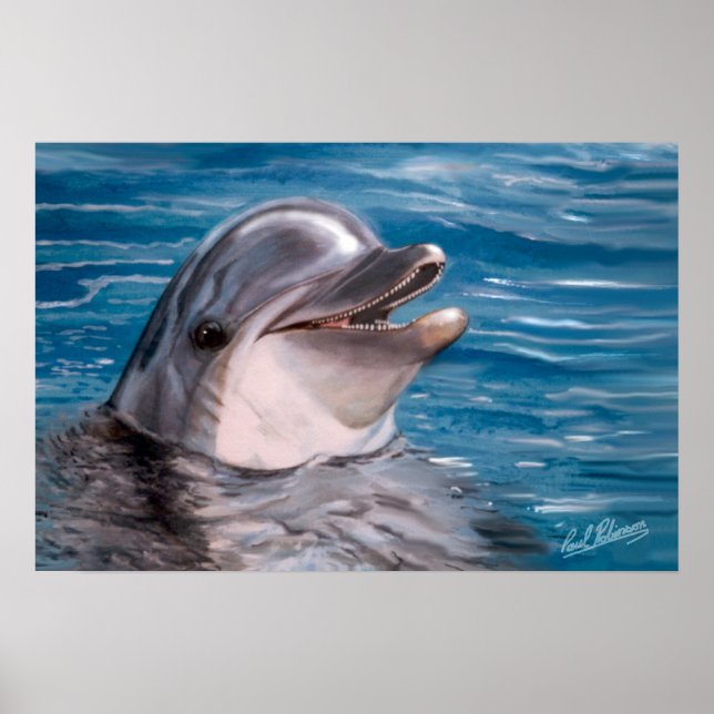 DOLPHIN HEAD POSTER (Front)