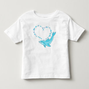 Dolphin Heart Toddler T-Shirt
