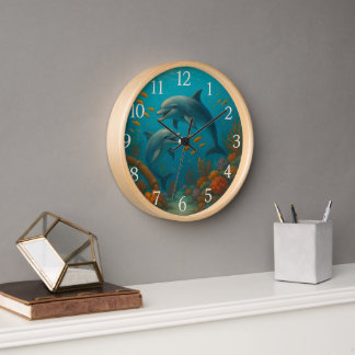 Dolphin hours clock