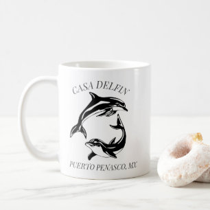 Dolphin House Beach STR Rental Home  Coffee Mug