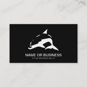 dolphin icon business card