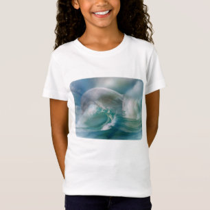 Dolphin In The Ocean Kids T-Shirt