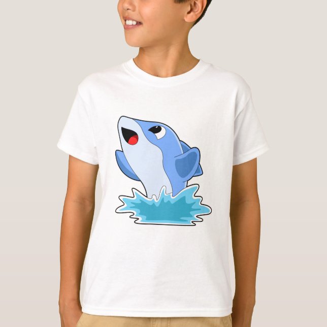 Dolphin in Water T-Shirt (Front)