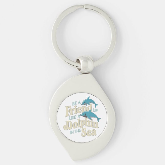 Dolphin Intelligence Key Ring (Front)