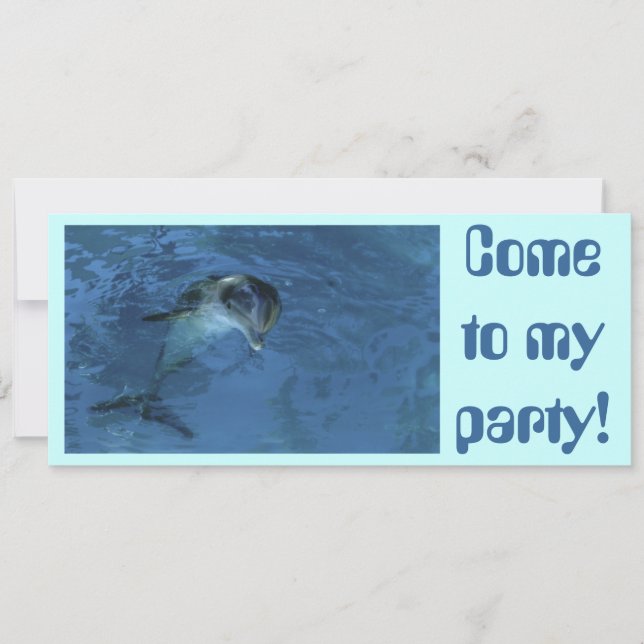 Dolphin Invitation (Front)
