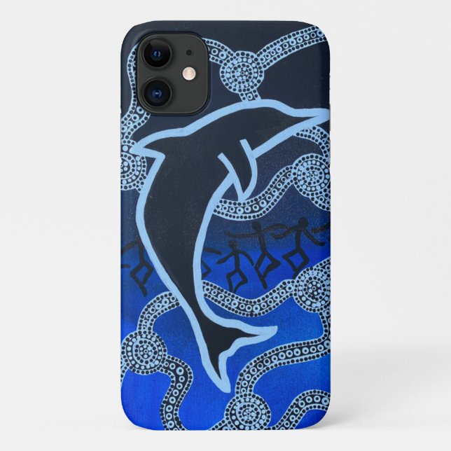 dolphin iphone 11 case (Back)