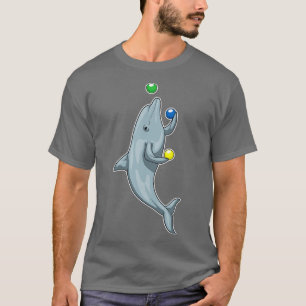 Dolphin Juggler Juggle T-Shirt