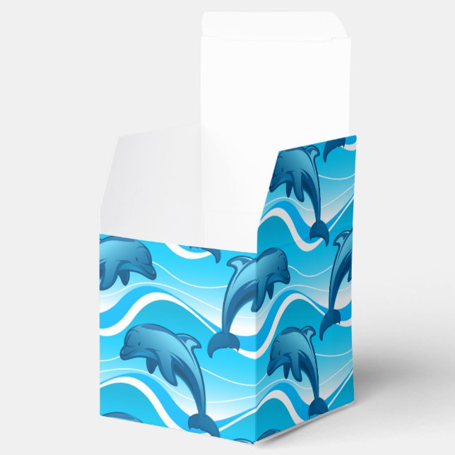 Dolphin jumping waves favour box (Opened)