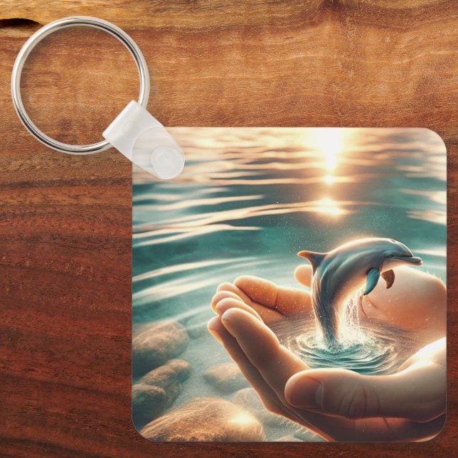 Dolphin Key Ring (Front)
