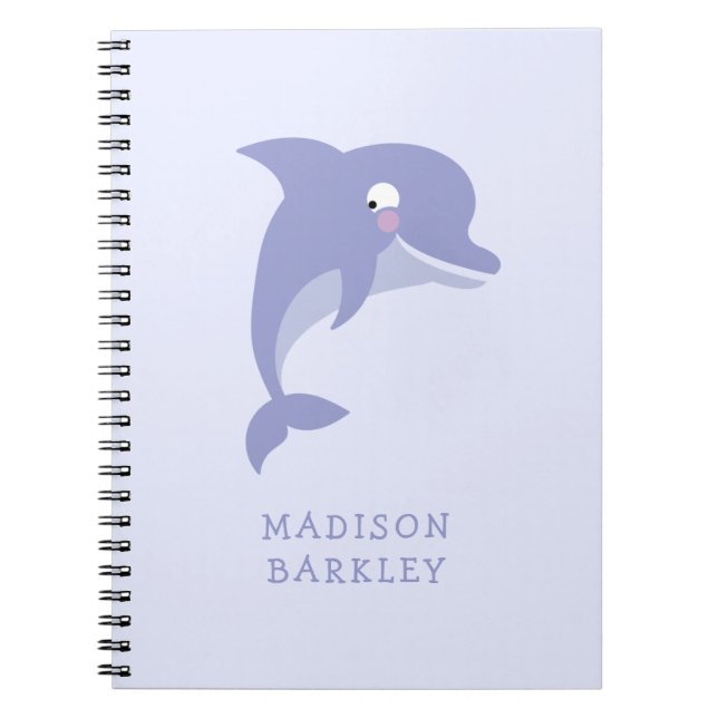 Dolphin Kid's Cute Notebook (Front)