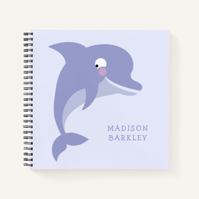 Dolphin Kid's Cute Notebook (Front)